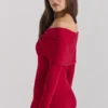 Swetry Amaryllis Holly Red z mieszanki kaszmiru Swetry Amaryllis Holly Red z mieszanki kaszmiru