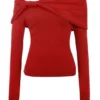 Swetry Amaryllis Holly Red z mieszanki kaszmiru Swetry Amaryllis Holly Red z mieszanki kaszmiru