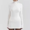 Swetry z golfem z kaszmiru w kolorze Hazel Ivory Swetry z golfem z kaszmiru w kolorze Hazel Ivory