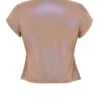 Top Maia Shimmer Cafe Au Lait z wiązaniem z przodu Top Maia Shimmer Cafe Au Lait z wiązaniem z przodu