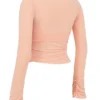 Top z marszczonymi rękawami i wbudowanym biustonoszem Floria Sorbet Top z marszczonymi rękawami i wbudowanym biustonoszem Floria Sorbet