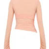 Top z marszczonymi rękawami i wbudowanym biustonoszem Floria Sorbet Top z marszczonymi rękawami i wbudowanym biustonoszem Floria Sorbet