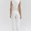 Clementine Ivory Kaszmirowy top z drapowaniem i Szaliki Clementine Ivory Kaszmirowy top z drapowaniem i Szaliki